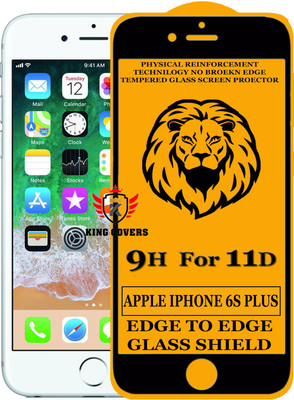 KING COVERS Edge To Edge Tempered Glass for Apple iPhone 6s Plus(Pack of 1)