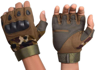 keycraze Half Finger Tactical Gloves Military Army Shooting Gym & Fitness Gloves(Multicolor)
