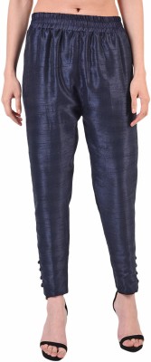 FLOREOS Regular Fit Women Dark Blue Trousers