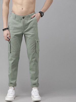 Roadster Regular Fit Men Grey Trousers