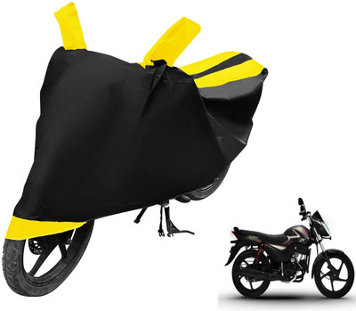 Auto Hub Two Wheeler Cover for Mahindra(Pantero, Black, Yellow)