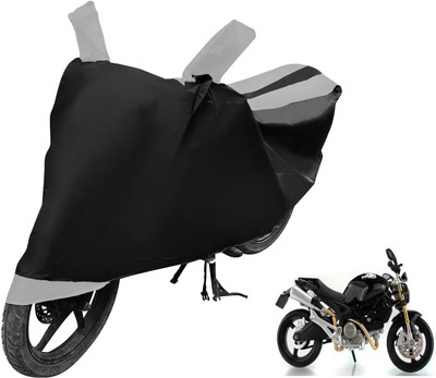 MOCKHE Two Wheeler Cover for Ducati(Monster 82, Black, Silver)