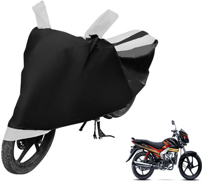 Auto Hub Two Wheeler Cover for Mahindra(Centuro, Black, White)