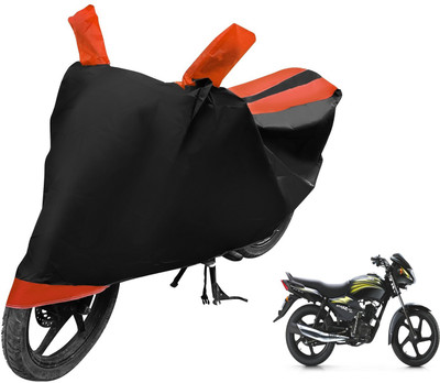 MOCKHE Two Wheeler Cover for TVS(Star City, Black, Orange)