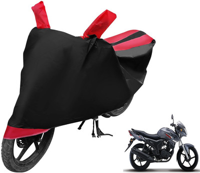 Auto Hub Two Wheeler Cover for Yamaha(SZ-S, Black, Red)