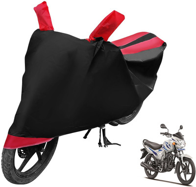 Auto Hub Two Wheeler Cover for Suzuki(Hayate, Black, Red)