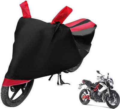 MOCKHE Two Wheeler Cover for DSK Benelli(TNT R, Black, Red)