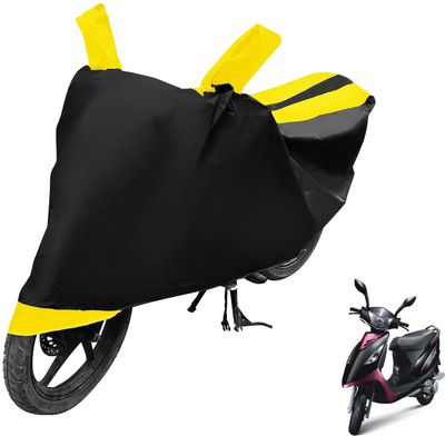 Auto Hub Two Wheeler Cover for TVS(Streek, Black, Yellow)