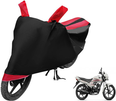 MOCKHE Two Wheeler Cover for Honda(Dream Neo, Black, Red)