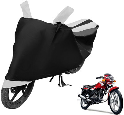 Auto Hub Two Wheeler Cover for TVS(Star Sport, Black, White)