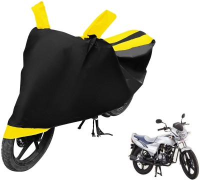 MOCKHE Two Wheeler Cover for LML(Freedom Prima, Black, Yellow)