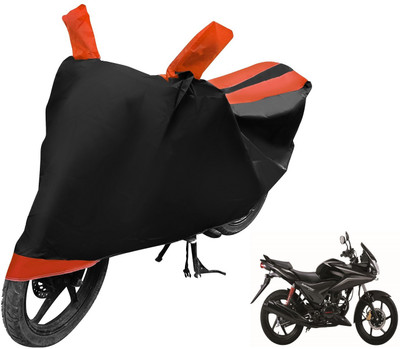MOCKHE Two Wheeler Cover for Honda(CBF Stunner, Black, Orange)