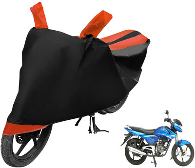 MOCKHE Two Wheeler Cover for Bajaj(XCD 135, Black, Orange)