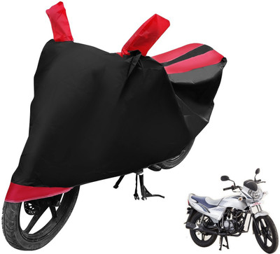 MOCKHE Two Wheeler Cover for LML(Freedom Prima, Black, Red)