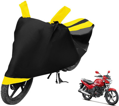 Auto Hub Two Wheeler Cover for Hero(Achiever, Black, Yellow)