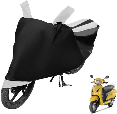 MOCKHE Two Wheeler Cover for Honda(Activa 5G, Black, White)