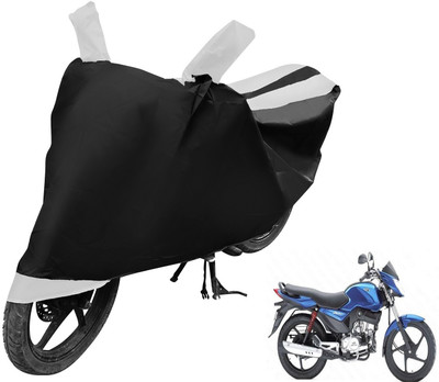Auto Hub Two Wheeler Cover for Mahindra(Stallio, Black, White)