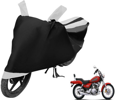 Auto Hub Two Wheeler Cover for Yamaha(Enticer, Black, White)