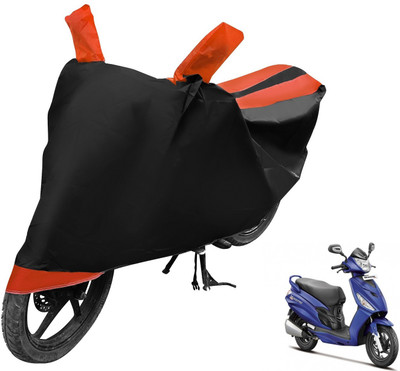 Auto Hub Two Wheeler Cover for Hero(Maestro Edge, Black, Orange)