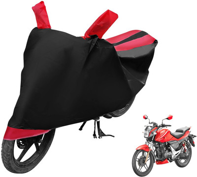 Auto Hub Two Wheeler Cover for Hero(Xtreme Sports, Black, Red)