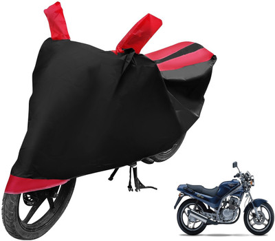Auto Hub Two Wheeler Cover for Hyosung(GF 125, Black, Red)