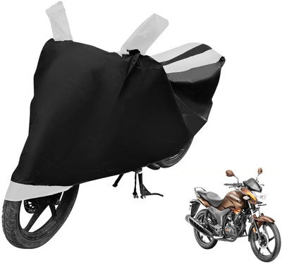 Auto Hub Two Wheeler Cover for Hero(Hunk, Black, White)
