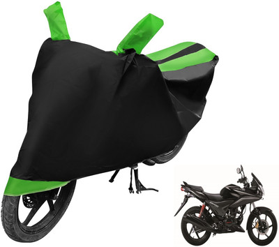 MOCKHE Two Wheeler Cover for Honda(CBF Stunner, Black, Green)