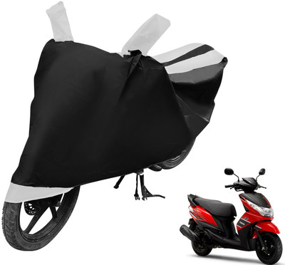 Auto Hub Two Wheeler Cover for Yamaha(Ray Z, Black, White)