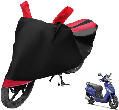 Auto Hub Two Wheeler Cover for Hero(Maestro Edge, Black, Red)