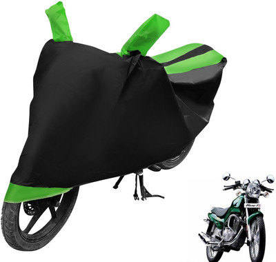 MOCKHE Two Wheeler Cover for TVS(Fiero F2, Black, Green)