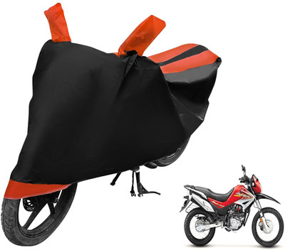 MOCKHE Two Wheeler Cover for Hero(Impulse, Black, Orange)
