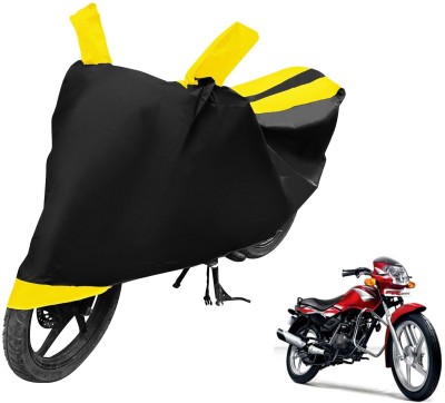 MOCKHE Two Wheeler Cover for TVS(Star Sport, Black, Yellow)