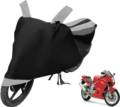 MOCKHE Two Wheeler Cover for Hyosung(GT650R, Black, Silver)
