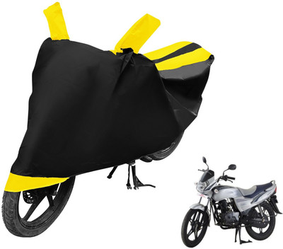 Auto Hub Two Wheeler Cover for LML(Freedom, Black, Yellow)