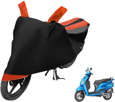 Auto Hub Two Wheeler Cover for Hero(Maestro, Black, Orange)