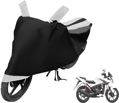Auto Hub Two Wheeler Cover for Hero(Ignitor, Black, White)
