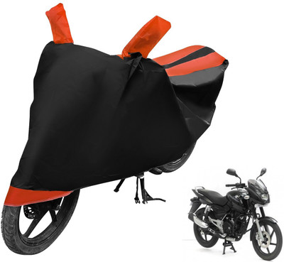 MOCKHE Waterproof Two Wheeler Cover for Bajaj(Pulsar 180 DTS-i, Orange)