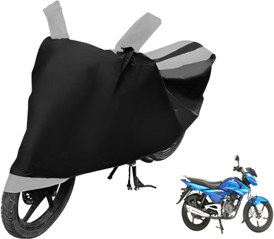 MOCKHE Two Wheeler Cover for Bajaj(XCD 135, Black, Silver)