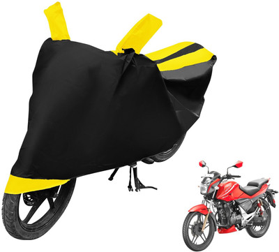 MOCKHE Two Wheeler Cover for Hero(Xtreme Sports, Black, Yellow)