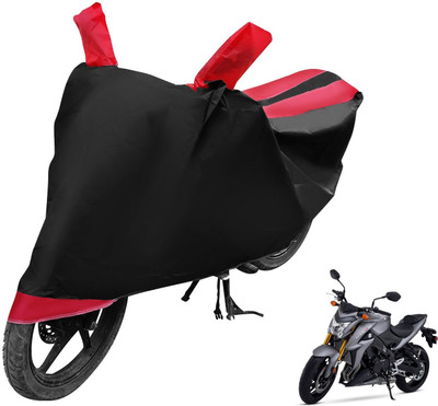 Auto Hub Two Wheeler Cover for Suzuki(GSX S1000, Black, Red)