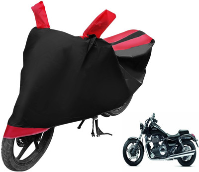 MOCKHE Two Wheeler Cover for Triumph(Black, Red)