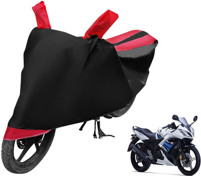 MOCKHE Two Wheeler Cover for Yamaha(YZF R15 S, Black, Red)