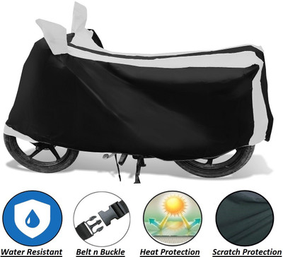 Auto Hub Two Wheeler Cover for TVS(Apache RR 310, Black, White)