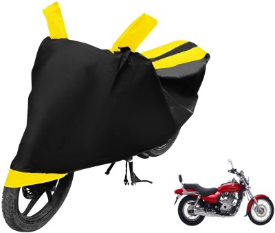 MOCKHE Two Wheeler Cover for Bajaj(Avenger 220 DTS-i, Black, Yellow)