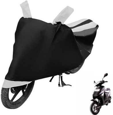 Auto Hub Two Wheeler Cover for Mahindra(Kine, Black, White)