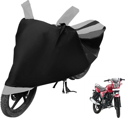 Auto Hub Two Wheeler Cover for TVS(Jive, Black, Silver)