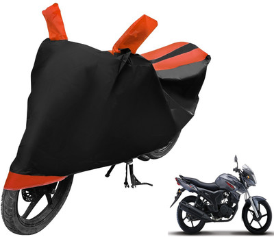 MOCKHE Two Wheeler Cover for Yamaha(SZ-S, Black, Orange)
