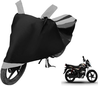 Auto Hub Two Wheeler Cover for Mahindra(Pantero, Black, Silver)