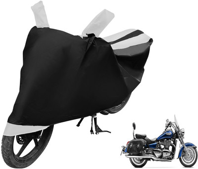 Auto Hub Two Wheeler Cover for Triumph(Black, White)