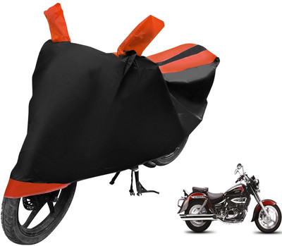 MOCKHE Two Wheeler Cover for Hyosung(Aquila 250, Black, Orange)
